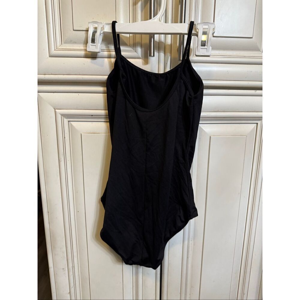 Bloch Women's Scoop Neck Spaghetti Strap One Piece Swimsuit Black Size 12
